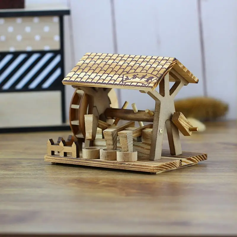 Деревянная ферма инструменты рукопожатие дом Моделирование рабочего украшения день рождения детей Рождественский подарок игрушки