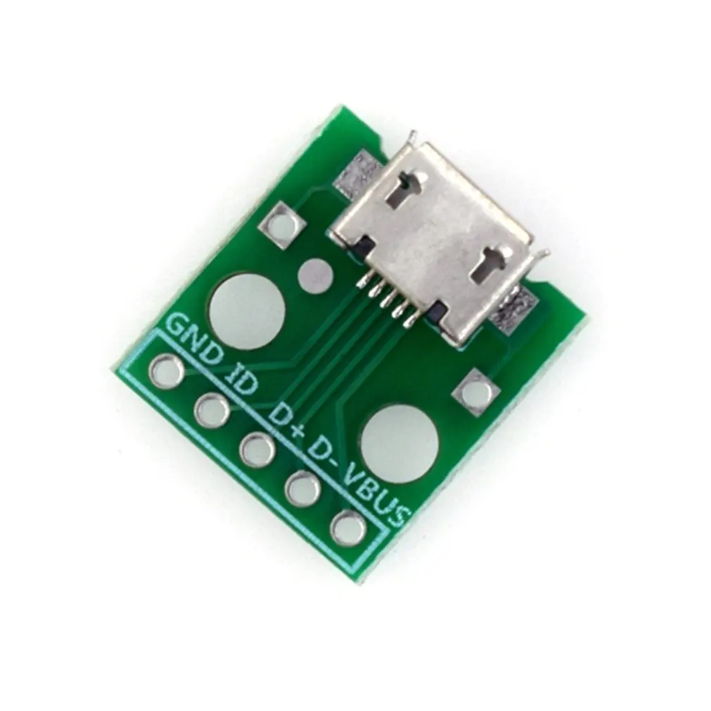 

Hw-769 Adapter Board Micro Usb To Dip Female B Type Mike 5p Patch To Invert Adapter Plate Solder Female