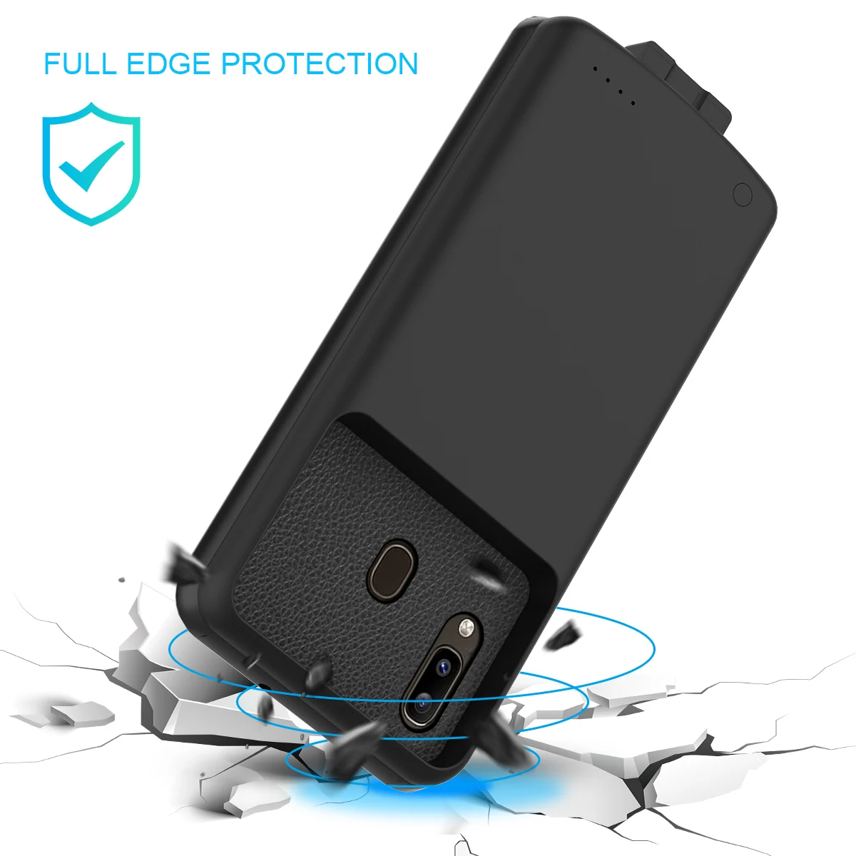 Для samsung Galaxy A20 A30 A30s A50s 7000mAh зарядное устройство чехол внешнее резервное зарядное устройство power Bank Аккумулятор Чехол телефон Coque
