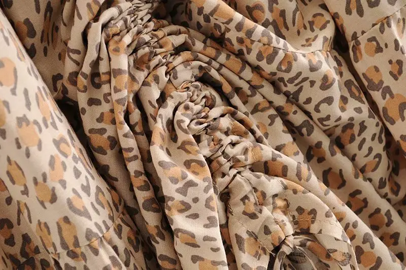 Boho шикарная модная хиппи Женская пляжная богемная леопардовая Юбка со складками высокая эластичная вискозная трапециевидная юбка макси для женщин