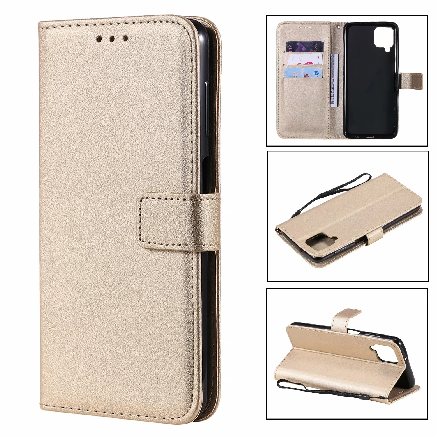 Leather Flip Wallet Case For Samsung Galaxy S21 S30 S20 S10 S9 S8 Plus S6 S7 Edge Note 8 9 10 Lite 20 Ultra Funda Protec_voghion.com
