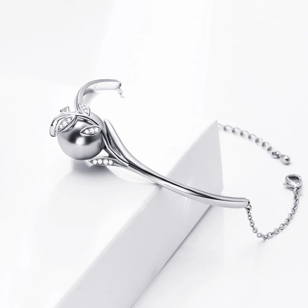 silver plate jewelry sets pearl (4)