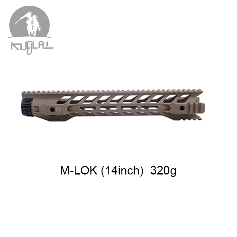 Охотничий Тактический страйкбольный гелевый бластер M4 Handguard 12 14 дюймов бесплатно поплавок Quad Rail Picatinny M-lok Keymod монтажные аксессуары - Цвет: 14 inch M-Lok Tan