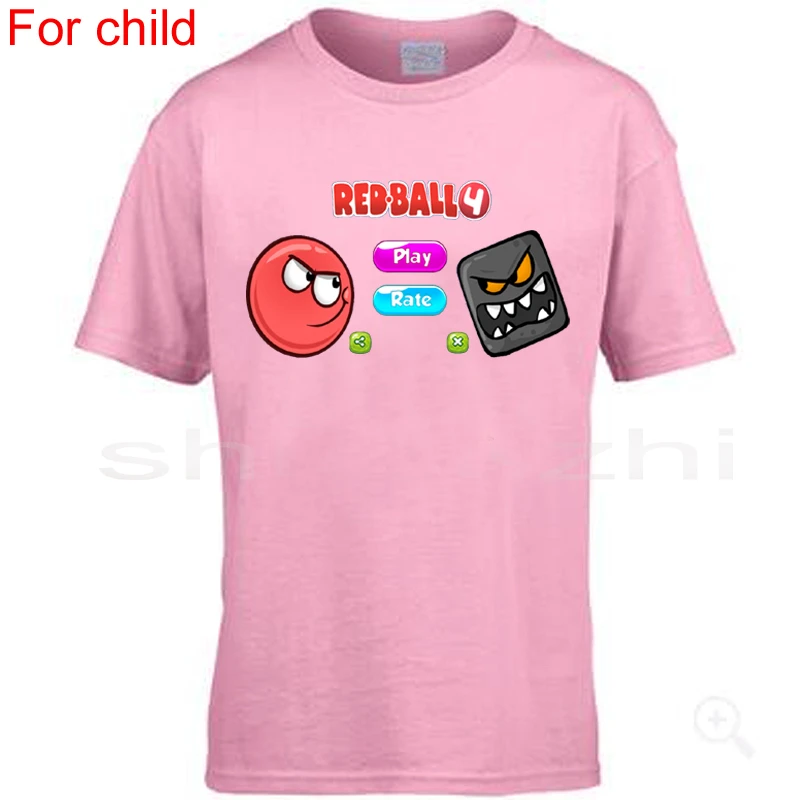 red ball game t shirt