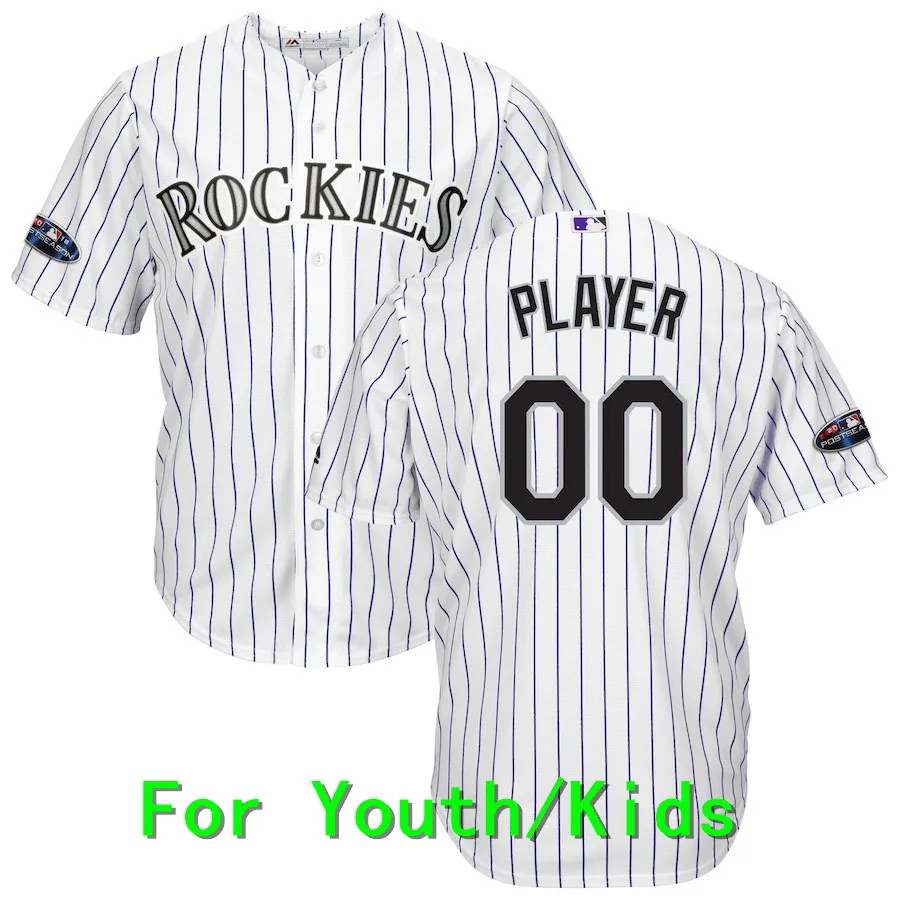 For Youth Kids Персонализированные A+++ хорошее качество Colorado на заказ любое имя и номер Мужские Женские Молодежные Детские Джерси - Цвет: For Youth Kids