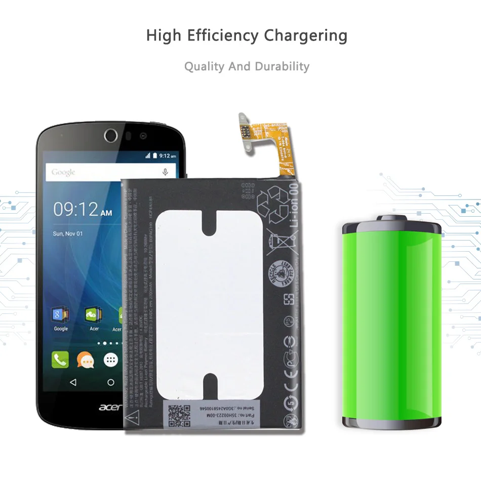 2700 мАч/10.26Whr B0PAG100 BOPAG100 Замена Батарея для htc Бабочка 2 2J B810X HTL23 мА/ч. Аккумулятор Bateria 10 шт./лот