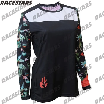 Camiseta para descenso de Motocross para mujer, camiseta de manga larga Enduro MX DH BMX, equipo de ciclismo de montaña, 2020