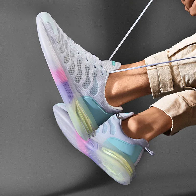 Высококачественная Мужская спортивная обувь амортизирующие беговые кроссовки