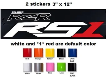 

For 2Pcs Polaris RZR 1000 RS1 STICKERS