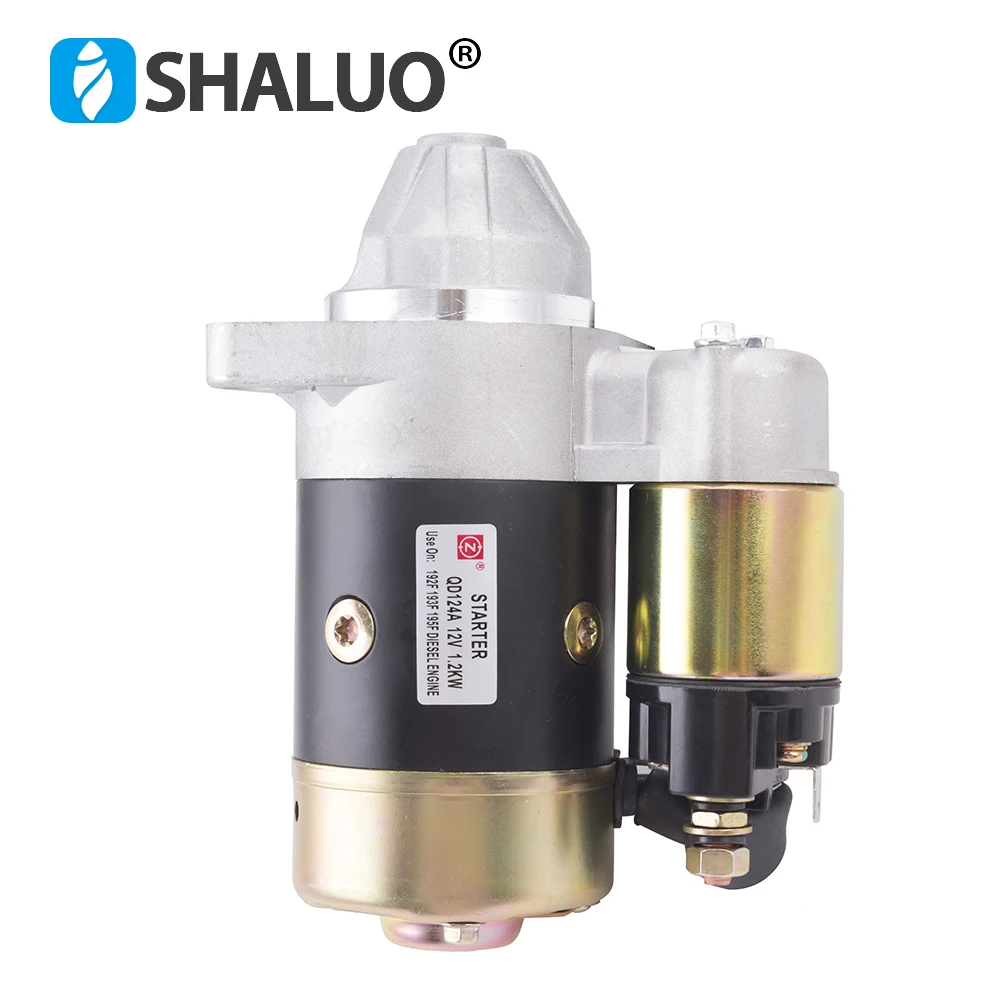 Description Picture 2 of itemQD124A 12V 1.2KW Diesel Generator Starter Motor QD114A Copper Made Engine Motor Electric fast start genset Parts QD124FS