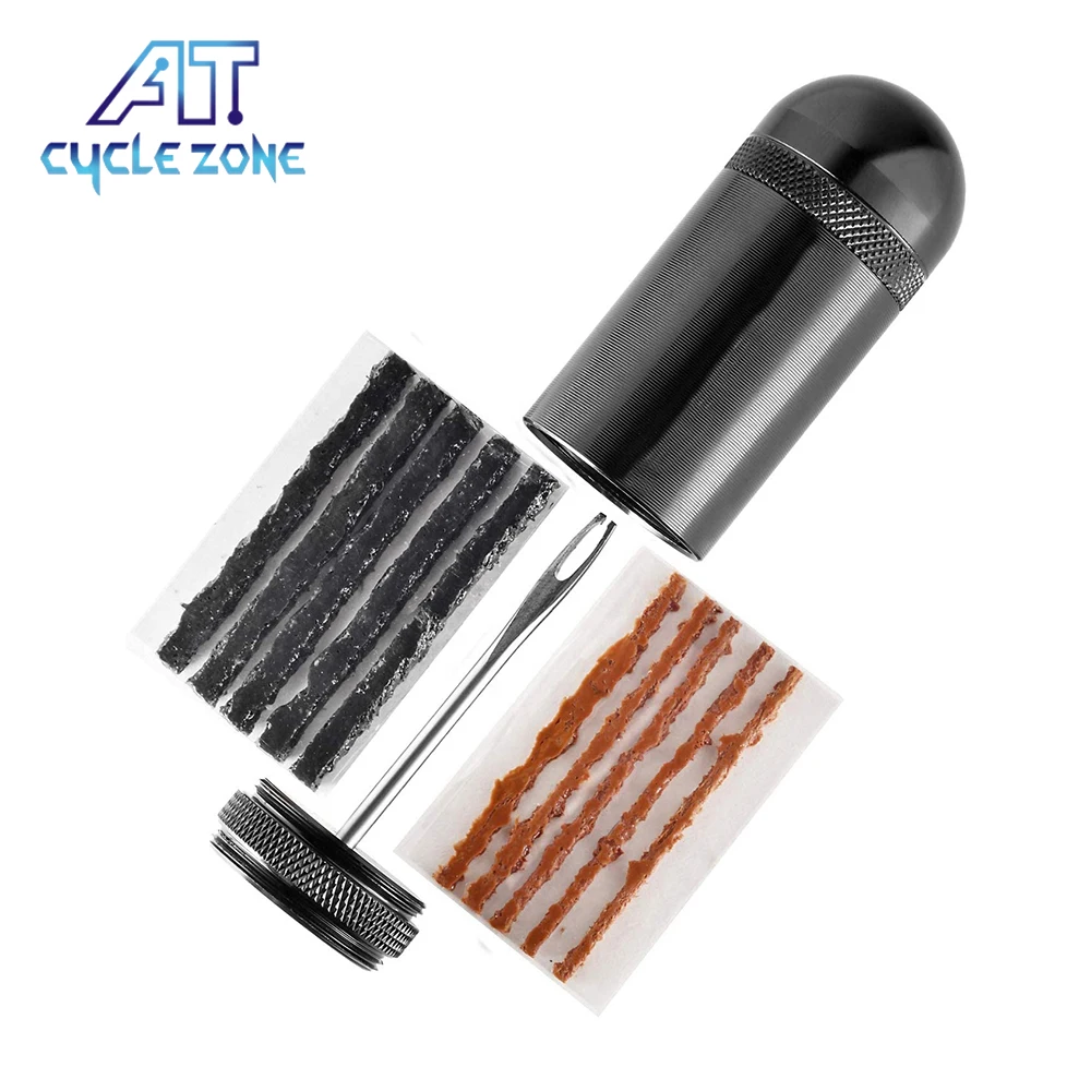 

Bike Tubeless Tire Puncture Repair Kit For Bicycle Portable Urgent Cycling Flat Repair Kit Rubber Stripes Road Bicycle MTB Tools