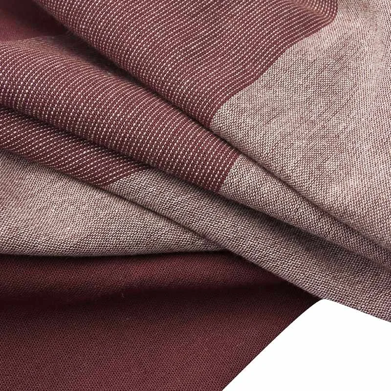 ZANZEA Women Autumn Cotton Linen Trousers Casual Wide Leg Pants Elastic Waist Color Block Pantalon Vintage Palazzo Streetwear 7