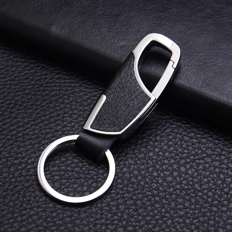 Fashion Leather key Chain New Men Women Metal Waist Hanging KeyChain Best Gift Key Ring jewelry - Image 2