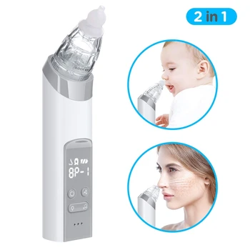 

Nasal Aspirator For Baby Electric Nose Sucker, Multi-Function Blackhead Cleansing and Infant Nose Cleaner For Kids Toddlers