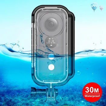 

PULUZ 30M Underwater Waterproof Housing Protective Shell Case for Insta360 ONE X Camera Accessories & Buckle Basic Mount & Screw