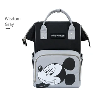 Image 5 - Disney Minnie Mummy Maternity Nappy Bag Large Capacity Baby Mickey Mouse Diaper Bag Travel Backpack Nursing Bags For Baby Care