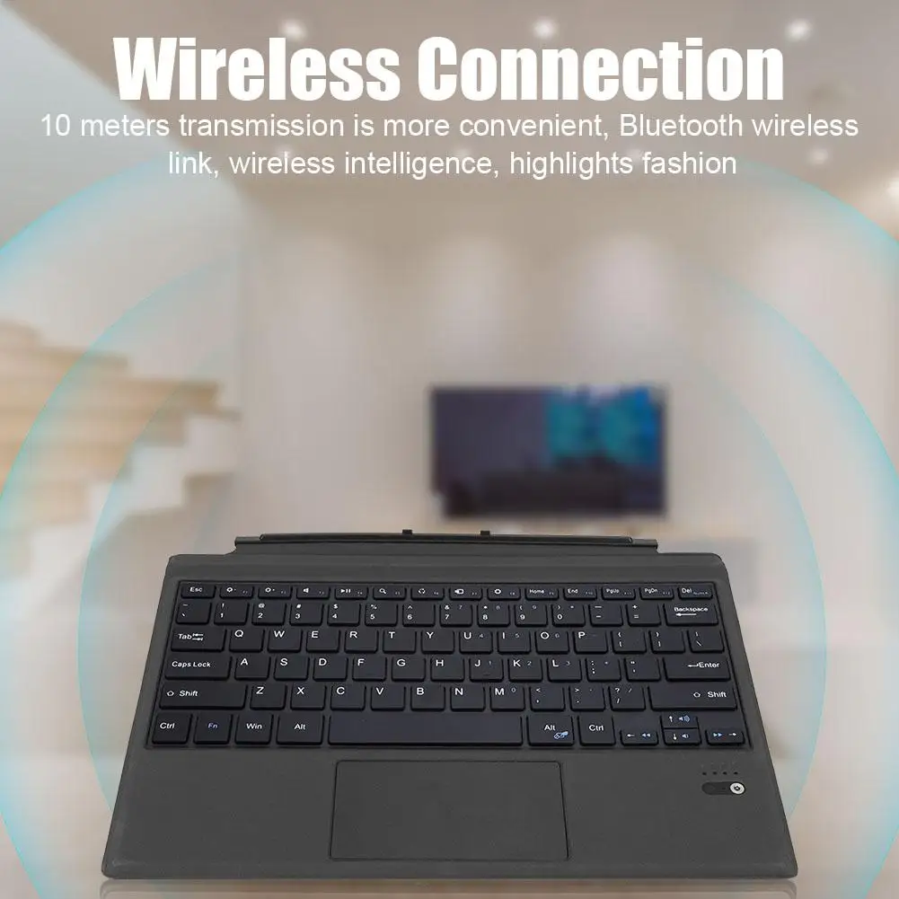 Bluetooth Беспроводной поглощающая электромагнитное излучение тонкая клавиатура для microsoft Surface Pro 3/4/5 планшет
