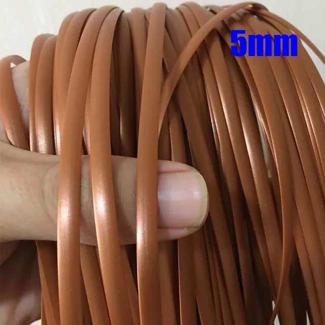 10 Meters PE Gradient Flat Synthetic Rattan Material Roll Handmade Weaving Rope Repair Furniture Bed Sofa Chair Table Basket 33