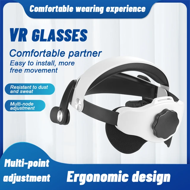 Equipo de auriculares para Realidad Virtual Oculus Quest 2 VR, gafas 3D inalámbricas, ABS inmersivo, moda ajustable de alta calidad 4