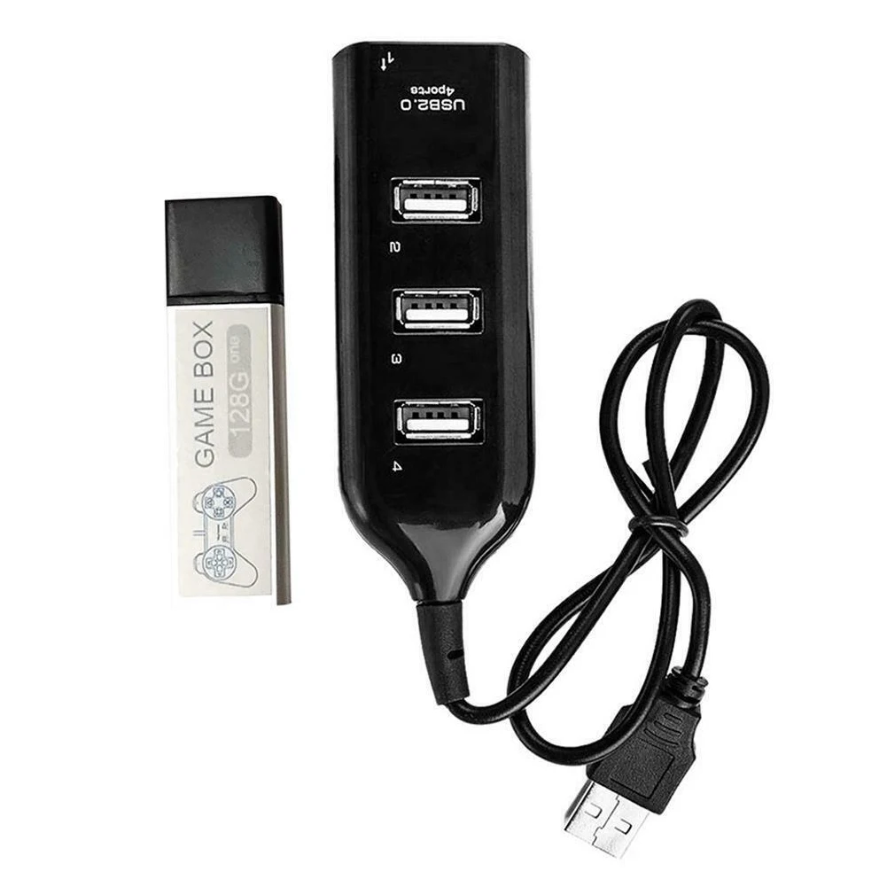 Tanie Rozszerzone modele 176 128G 7000 gry dżojstik do gier Double Play Home klasyczne dzieci bawiące się z Hub dla PS1 MINI Playstation