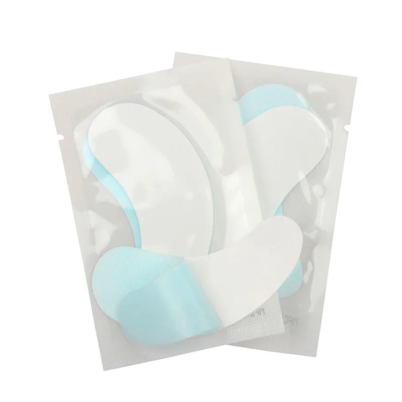 

100 pairs Eyelash Extension Paper Patches Grafted Eye Stickers Blue film eye patche For women Grafting eyelashes Make Up Tools