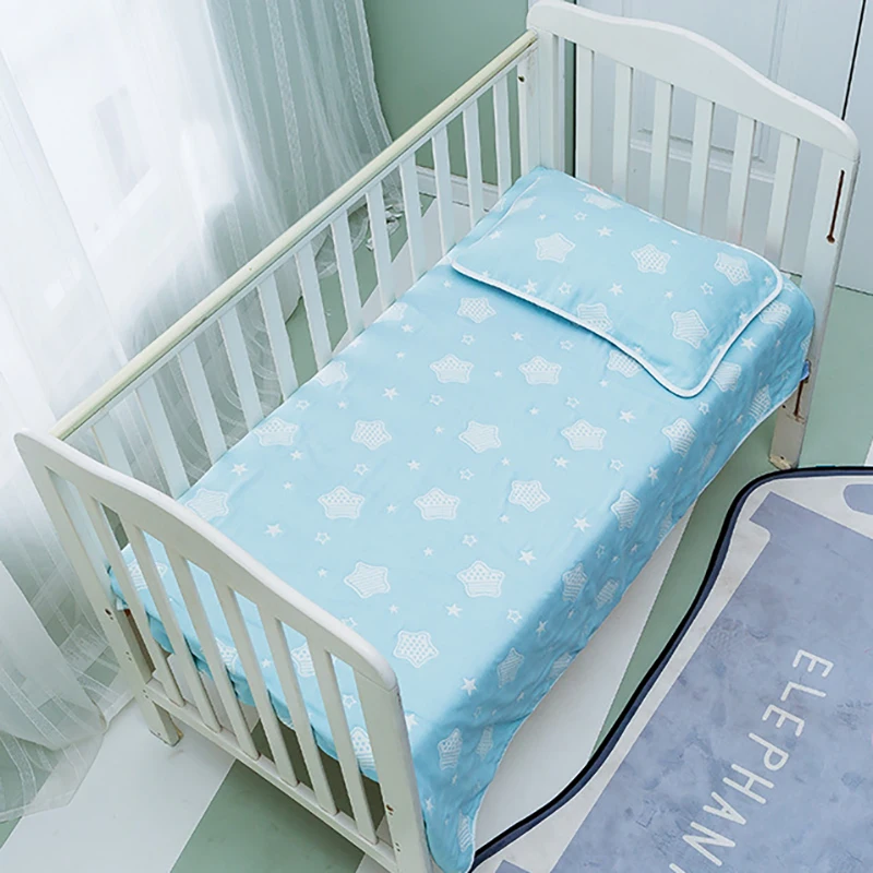 Baby Cribs Mattress Cover Baby Bed Sheet Bedding Cotton Kids Newborn Bedding Printing Mattress Protection Breathable