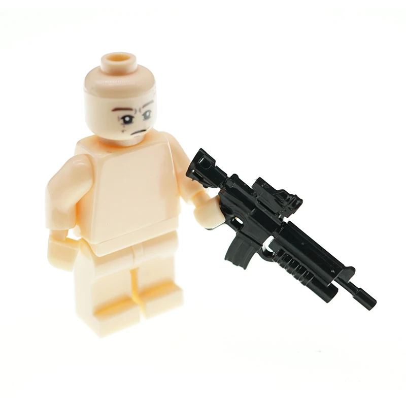 

10 Pcs/Lot WW2 Guns Military Weapons Rifle Machine Submachine MOC Part Building Blocks Bricks Toys for Children B199