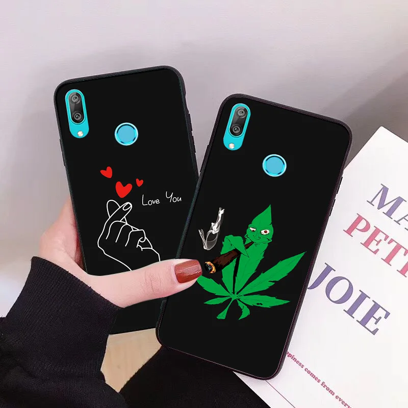 

Phone Case For Huawei Y6 2019/Y7 2019/Y5 2019 Cute Simple Line Soft Silicone TPU Cover For Huawei Y9 2019 Coque Frosted Fundas