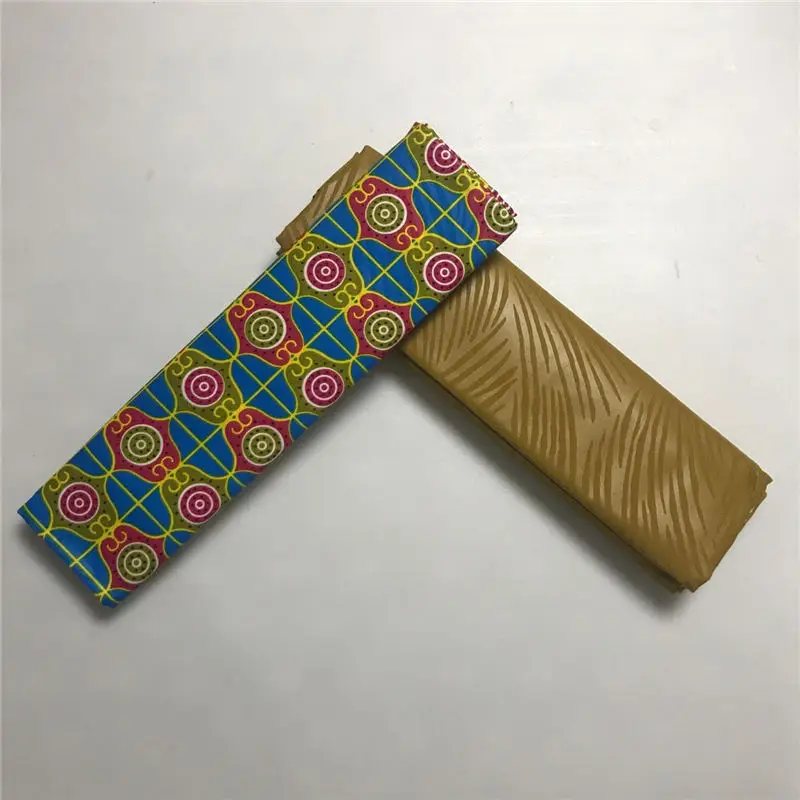 24 Полиэстер воск нигерийский Анкара Kente Ткань Chitenge Ghana воск для платья Африканский Kitenge принт ткань для ткани в 2+ 2 ярдов AW30 - Цвет: 24