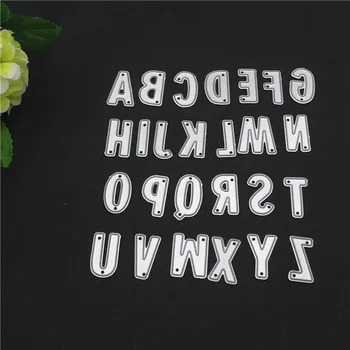 

Metal Capital Letters Cutting Dies Stencils for Scrapbooking DIY Paper Card Making Album Decorative Embossing Template