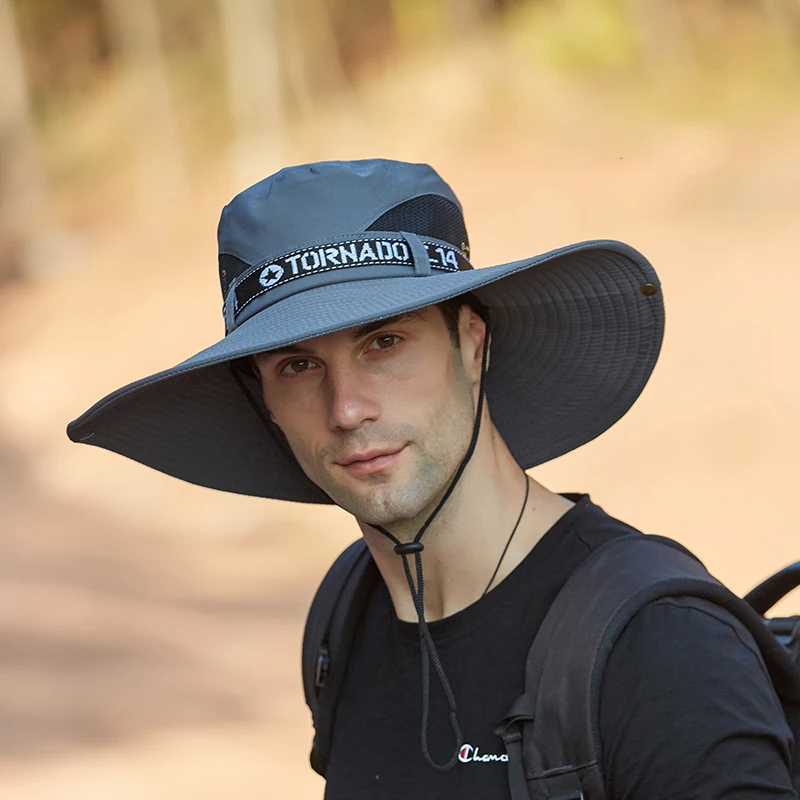 Панама мужская с широкими полями шляпа для отдыха на открытом воздухе