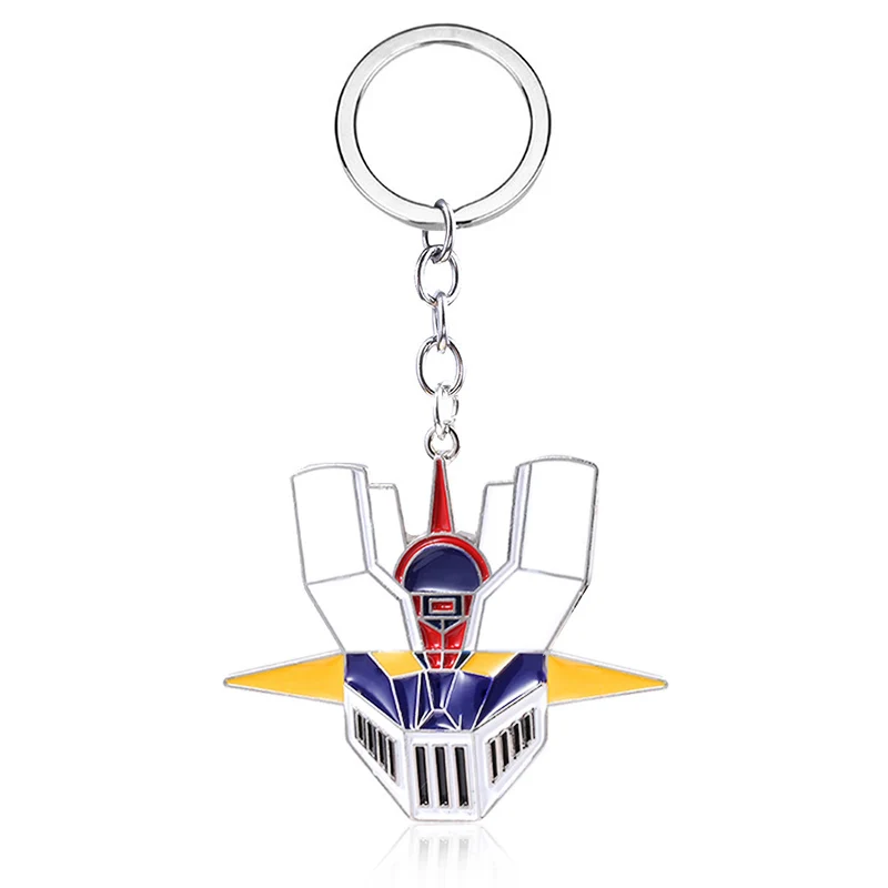 RJ модный брелок Mazinger Z Head портрет многоцветная маска металлический из сплава для