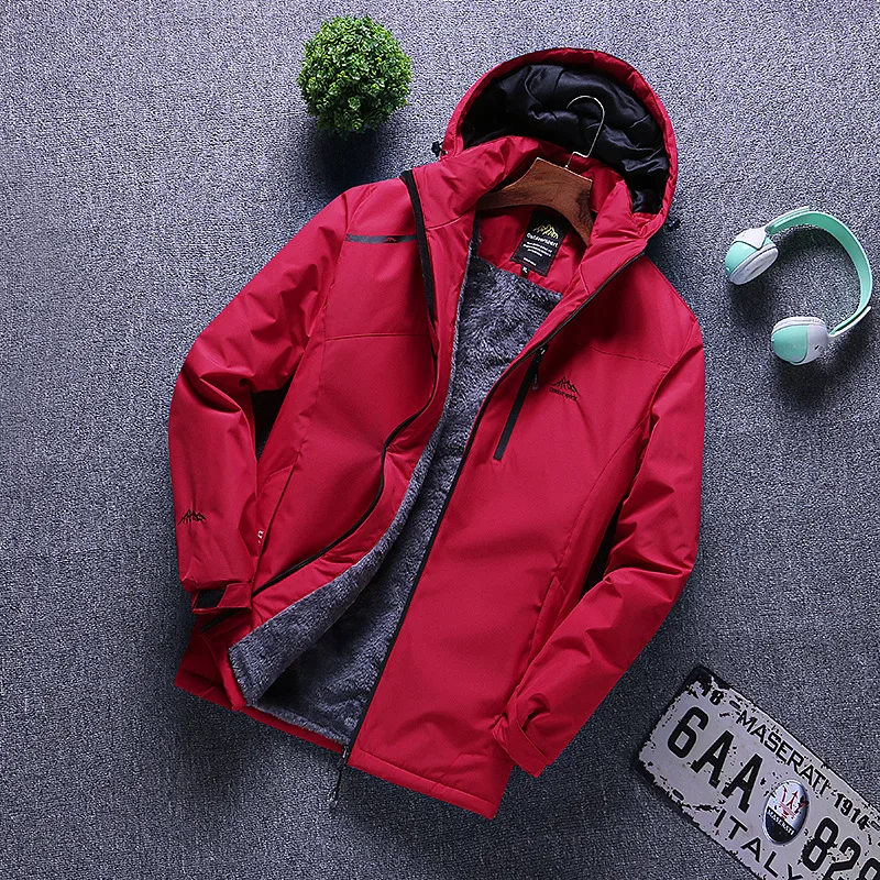 Goede Herfst Winter Outdoor Mannen Camping Softshell Waterdicht Winddicht Jassen Klimmen Trekking Jacht Ski Jas Vrouwen Sport Jassen