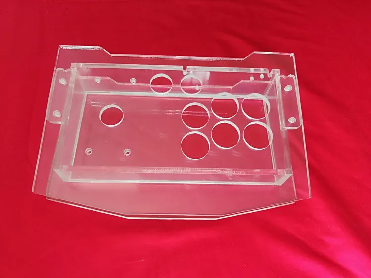 

DIY transparent Arcade Machine Joystick Acrylic Panel Case Shell Set Replacement Parts
