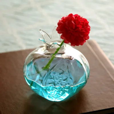 Абсолютно Новая креативная прозрачная стеклянная ваза для террариума в форме граната, украшение для дома, ярроны, hogar Decorativos