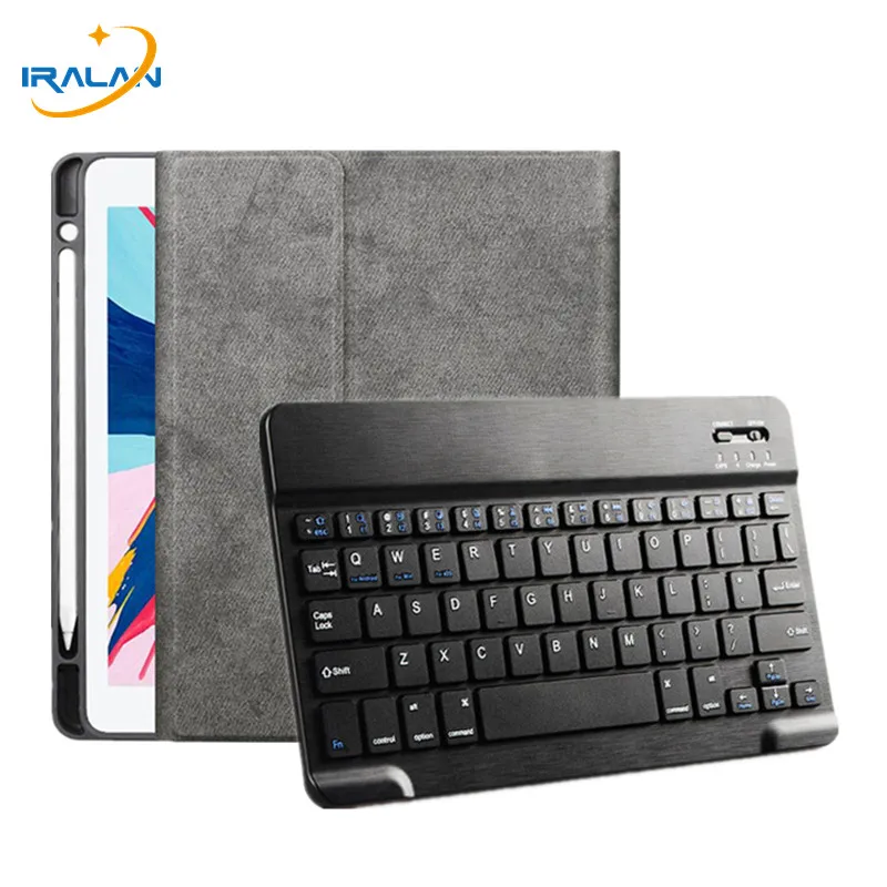 Чехол-клавиатура для Apple iPad 10,2 7-го поколения A2198 A2200 Чехол-клавиатура для iPad 10,2 чехол с карандашом+ пленка+ ручка