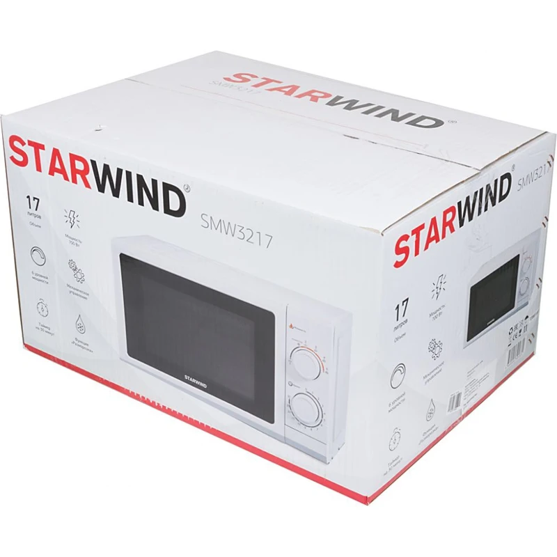 Микроволновая печь Starwind SMW3217 17л 700Вт белый