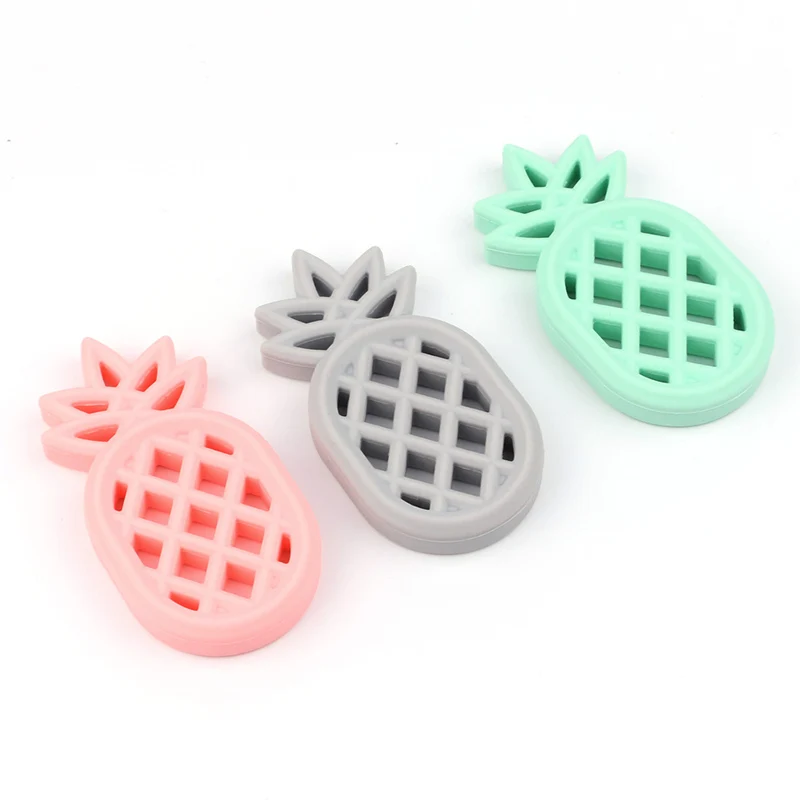 3 шт./компл. детский Прорезыватель для зубов силиконовые грызунки Соска-подвеска, животные из мультфильмов, изображение крошечные стержень уход за зубами сенсорные Силиконовое зубное кольцо