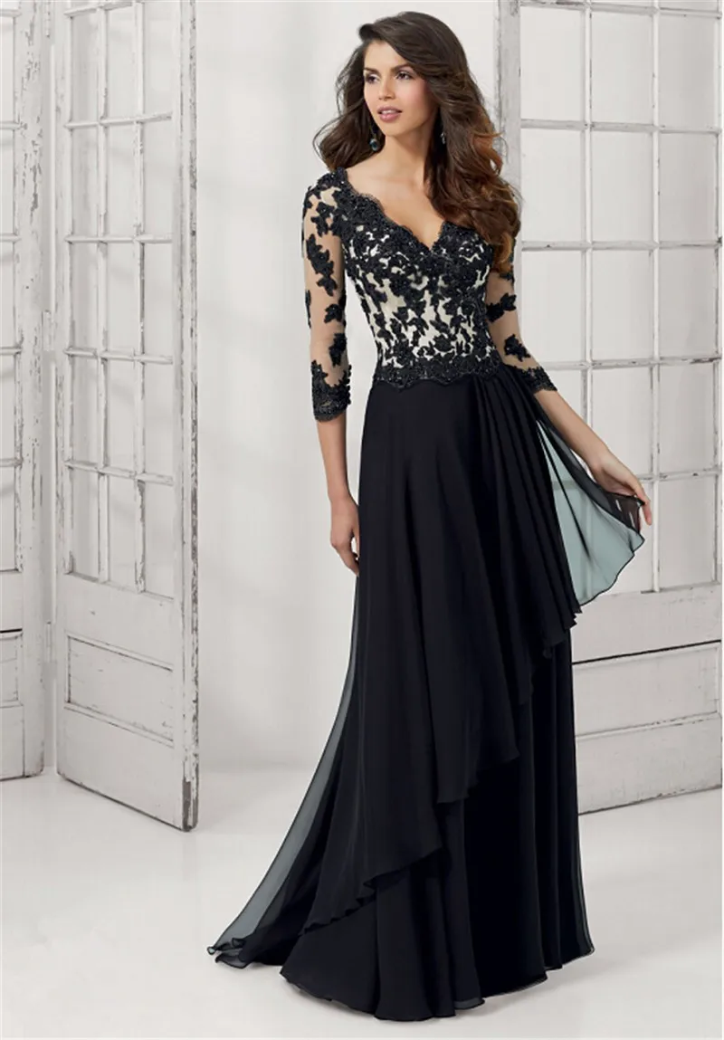 

robe de soiree courte 2018 new design vestidos sexy beading long Prom Formal Party Pageant Evening mother of the bride dress
