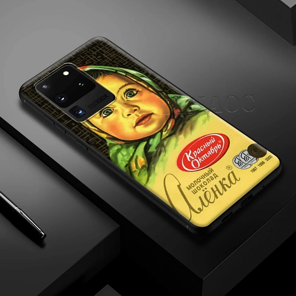 Мягкий силиконовый чехол YIMAOC Alenka Alpen с золотым шоколадом для Samsung Galaxy S6 S7 Edge S8 S9 Plus