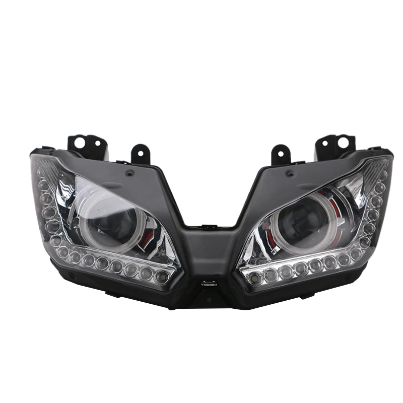 Передсветильник фара в сборе для мотоцикла Angel Eye Kawasaki NINJA 250 300 ZX6R ZX 6R NINJA250 NINJA300 HID