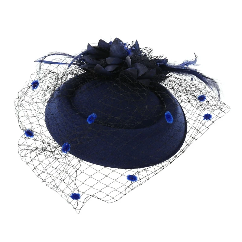 Fashion Hat Fascinators Hair Clip Headband Pillbox Hat Bowler Feather Veil Wedding Party Hair Clip Cocktail Tea Party Headwear Headdress