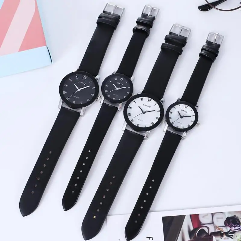 

Wish Classic Hot Selling Boxed Watch 12 Roman Numerals Leather Belt MEN'S AND WOMEN'S Students Casual Quartz Watch