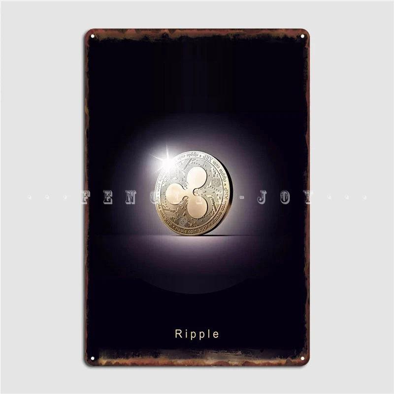 

Ripple Poster Metal Plaque Club Decoration Kitchen Painting Décor Tin Sign Posters