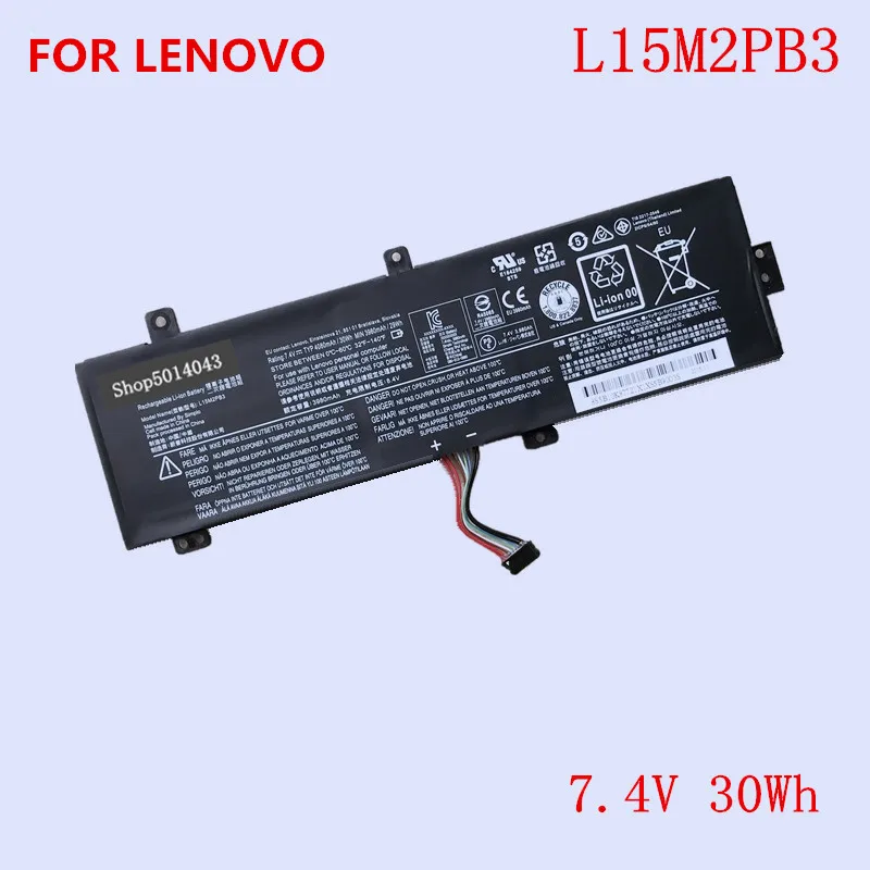 

New Original Laptop replacement Li-ion Battery L15M2PB3 for LENOVO Ideapad 310-15IKB 510-15IKB series 7.4V 30Wh 3980mAh