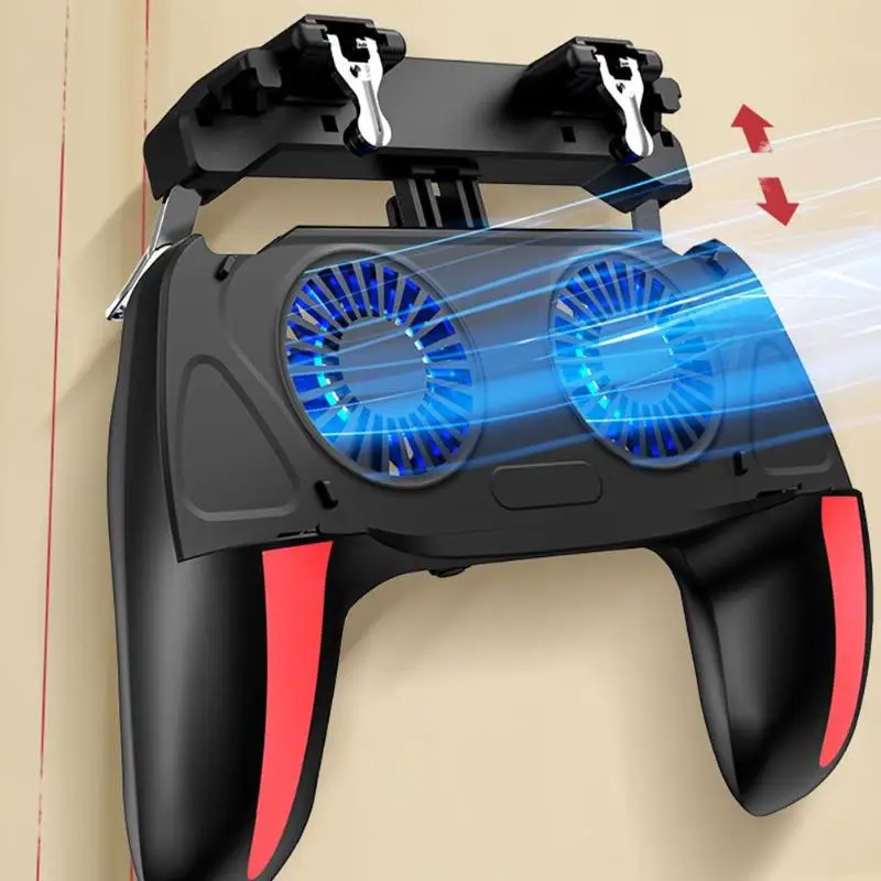  H10 Gaming Accessories Handheld Grip Game Controller Joystick Gamepad for Pubg Trigger Dual Cooling