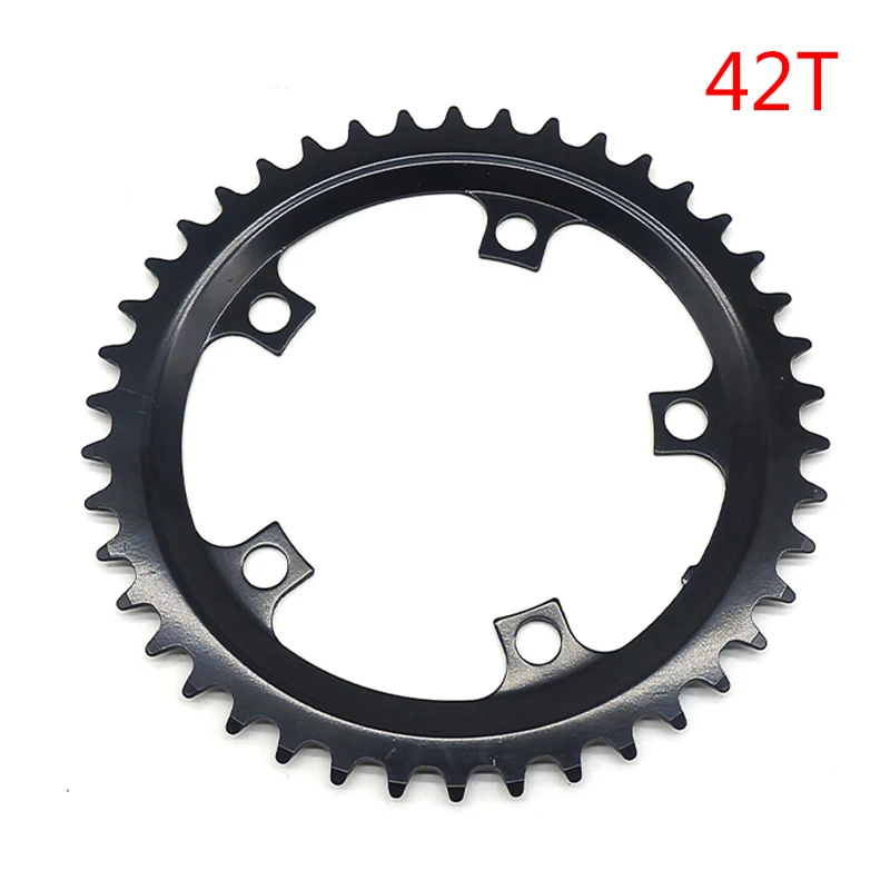 

2Pcs Black Iron Chainring Chain Wheel 42T/52T For Tongsheng TSDZ2 Motor Parts