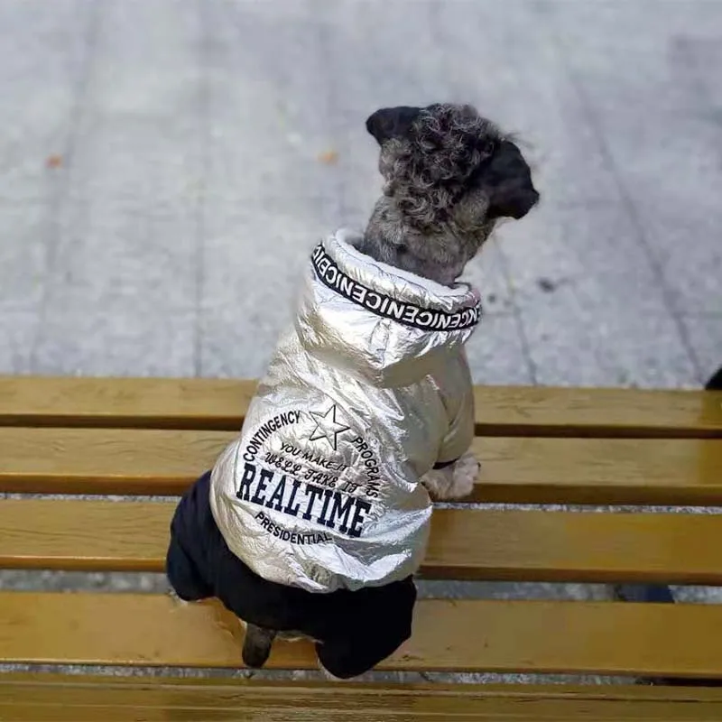 macacão de inverno cães prova de água quente roupas para cães pequenos grosso para baixo casacos traje macacão chihuahua bulldog itens para animais de estimação