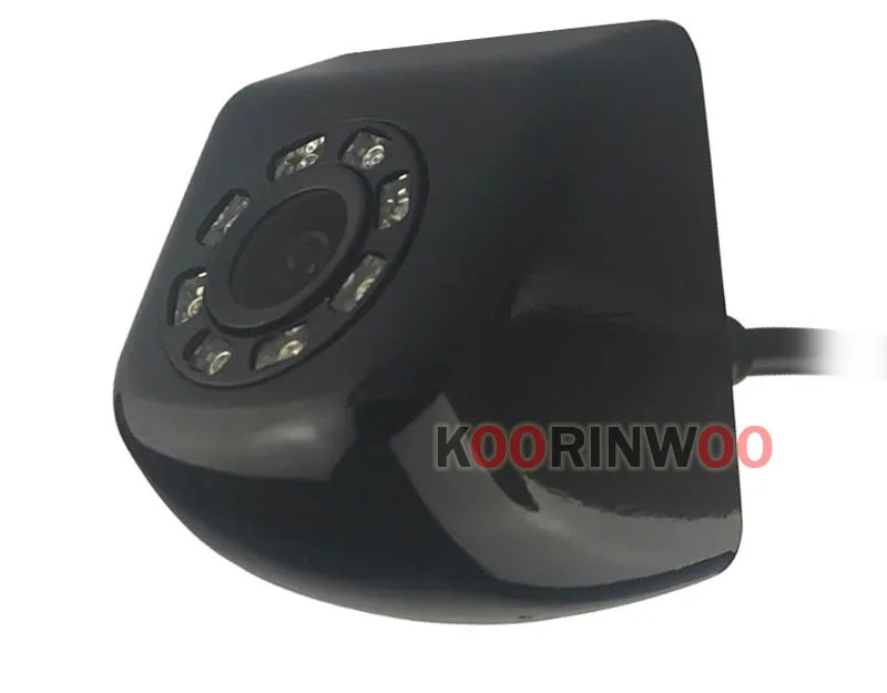 Koorinwoo Беспроводная универсальная HD CCD Автомобильная камера заднего вида IP68 ночное видение 8 светодиодный инфракрасный свет резервный парктроник обратный