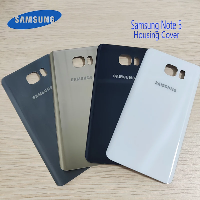 samsung Galaxy Note5 Примечание 5 задняя Батарея крышка 3D Стекло Корпус Крышка для samsung Примечание 5 дверь задняя крышка чехол Замена